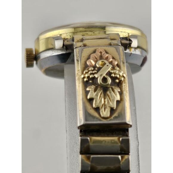 Manson Swiss Watch 10k Black Hills Gold Band Manual Wind Runs Expansion Band main image 15